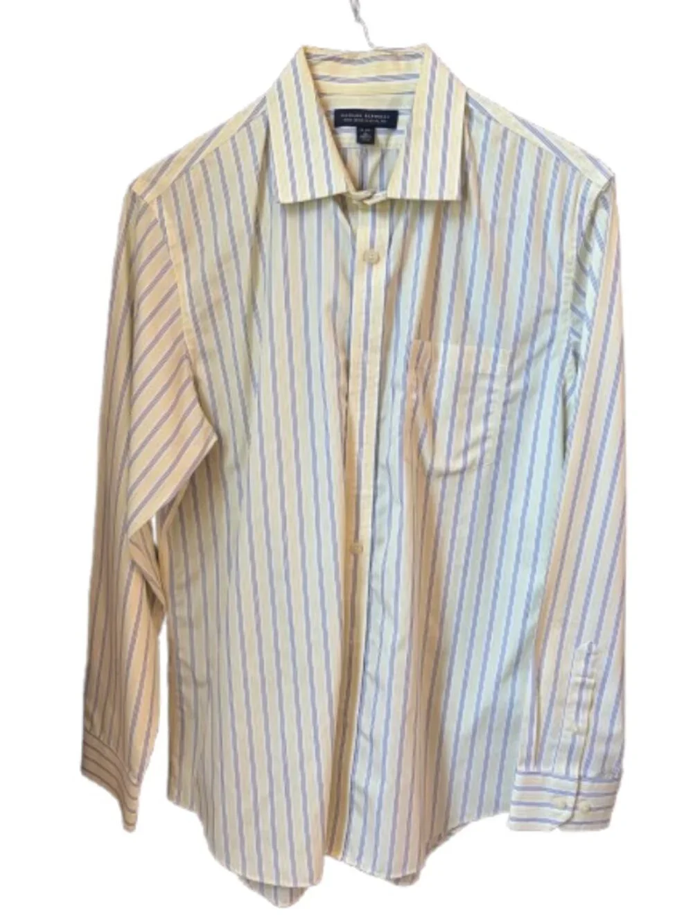 Banana Republic Striped Button Down Shirt Size M Long Sleeve Classic Fit
